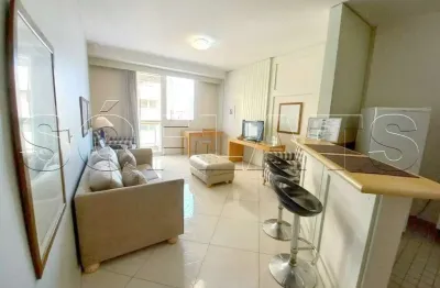 Apto no sequoia com 56m², 1 dormitório e 1 vaga, disponível para locação em alphaville.