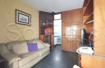 Flat disponível para locação no paraíso próximo do parque ibirapuera com 1 dormitório e 1 vaga.
