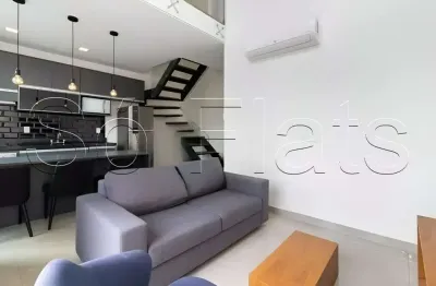 Apto no fl residence disponível para locação na vila olímpia com 73m², 1 dormitório e 1 vaga.