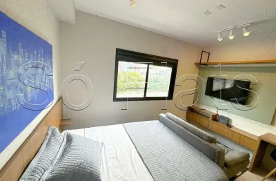 Residencial viva benx vila olímpia, flat disponível para locação com 24m² e 1 dormitório