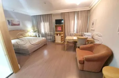Flat em higienopolis totalmente mobiliado com 28m² à venda.