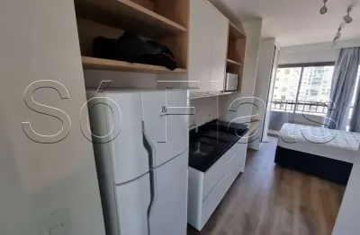 Flat disponível para locação na região central de sp totalmente mobiliado contendo 25m² e 1 dorm.