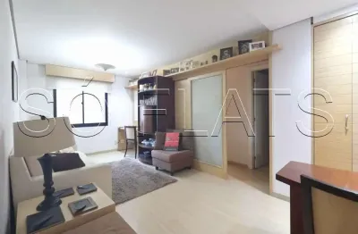 Flat com 02 dormitórios em moema, próximo ao shopping e avenida ibirapuera, ótima localização