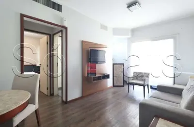 Flat para locação com 1x dormitório 40m² na rua do shopping center 3. ao lado da av. paulista.