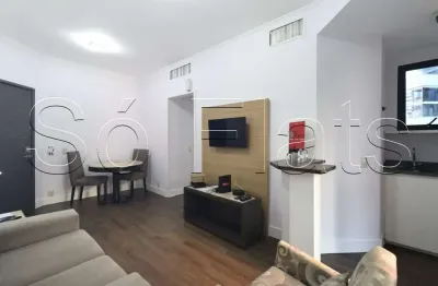 Apto para locação com 1x dormitório 40m² na rua do shopping center 3. ao lado da av. paulista.