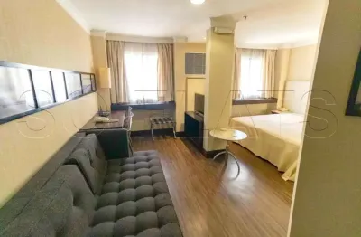 Flat transamérica international plaza disponível para venda com 26m² e 01 vaga de garagem