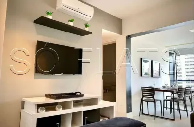 Residencial vn casa do ator, disponível para locação contendo 45m², 2 dormitórios e 1 vaga.