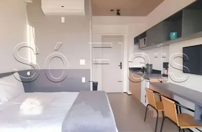 Apto no on lorena disponível para locação com 23m² e 1 dorm. localizado ao lado da av 9 de julho.