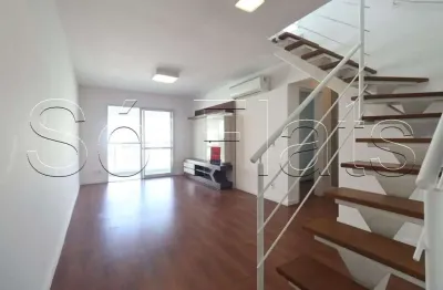 Apartamento cobertura no  residencial menara 121m² 1 dormitório e 2 vagas