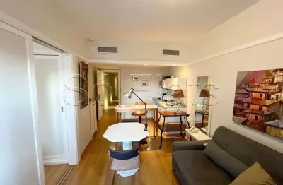 Flat no ninety contendo 33m², 1 dormitório e 1 vaga localizado nos jardins, disponível para locação.