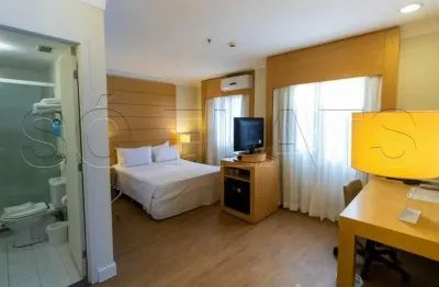 Flat totalmente mobiliado 25m² 1 dorm, 1 vaga para investimento no campo belo