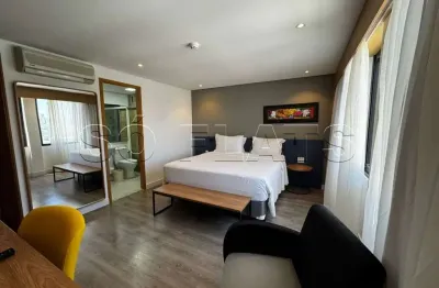 Holiday inn parque anhembi, quarto de hotel para investimento com 26m² e 01 vaga de garagem