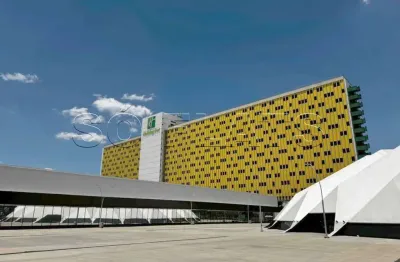 Holiday inn parque anhembi, quarto de hotel para investimento com 26m² e 01 vaga de garagem