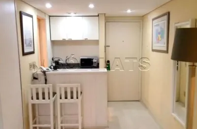 Flat com 1 quarto à venda na Avenida Ibijaú, 364, Moema, São Paulo