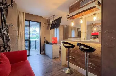 Flat estanplaza funchal disponível para venda com 28m², 01 dorm e 01 vaga de garagem