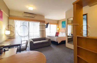 Flat com 1 quarto à venda na Alameda Santos, 85, Cerqueira César, São Paulo