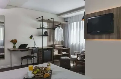 Flat com 1 quarto à venda na Avenida Ibirapuera, 2577, Moema, São Paulo