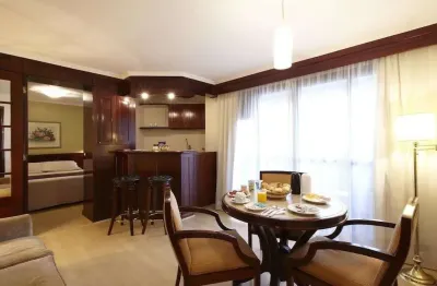 Flat transamérica higienópolis classic disponível para venda com 40m² e 01 vaga de garagem