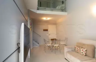 Flat à venda no the blue loft , com 47 m², 1 dormitório, 1 vaga totalmente mobiliado.