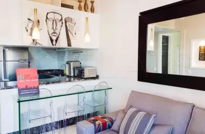 Flat ninety, apartamento disponível para venda com 32m², 1 dormitório e 1 vaga de garagem