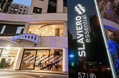 Flat com 1 quarto à venda na Avenida Rouxinol, 57, Moema, São Paulo