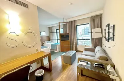 Flat com 1 quarto à venda na Avenida Engenheiro Luiz Carlos Berrini, 853, Brooklin Paulista, São Paulo