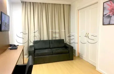 Flat próx a av dos bandeirantes, univ anhembi morumbi e insper. excelente imóvel com serviços.