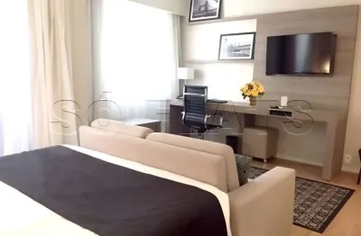 Flat com 1 quarto à venda na Rua Bandeira Paulista, 555, Itaim Bibi, São Paulo