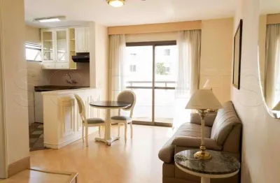 Flat p/ locação nos jardins ? paulista wall street mobiliado com 1x dormitório 48m² e serviços.