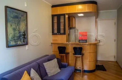 Flat disponível para locação no Itaim Bibi contendo 34m², 01 dormitório e 01 vaga.