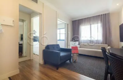 Flat disponível para locação no the universe contendo 27m², 1 dormitório e 1 vaga de garagem.