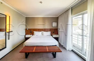 Flat em são paulo administrado pela rede melia com a bandeira tryp.