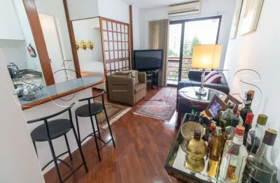 Flat em moema  próximo do metrô com 1 dormitório 35m², serviços inclusos.
