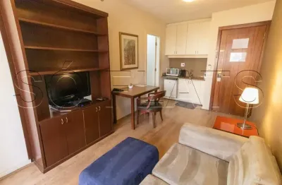 Flat com 36m², 1 dormitório e 1 vaga disponível para locação no itaim bibi