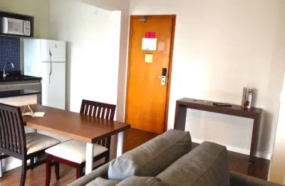 Mercure sp berrini - flat fora do pool com 2 dormitórios e 2 vagas.