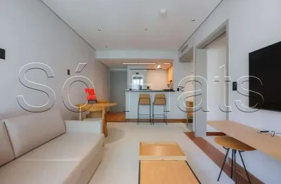 Flat george v itaim disponivel para venda, com 60m², 1 dormitório e 1 vaga de garagem