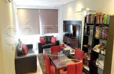 Residencial com serviços com 02 dorms no itaim, prox a av. faria lima