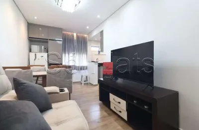 Apto no são paulo suíte service disponível para locação 38m², 1 dormitório e 1 vaga de garagem.