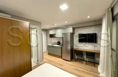 Flat no residencial atmosfera brooklin disponível para locação com 30m² e 1 dormitório