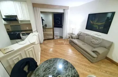 Paulista wall street, flat reformado, disponível para locação imperdível em andar alto.