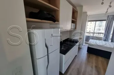 Flat disponível para locação na região nos jardins totalmente mobiliado contendo 25m² e 1 dorm.