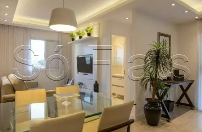 Home flex pacaembu, apartamento à venda com 60m², 1 quarto e 1 vaga