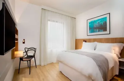Flat tryp paraiso, apartamento disponível para venda com 17m², 1 dormitório e 1 vaga