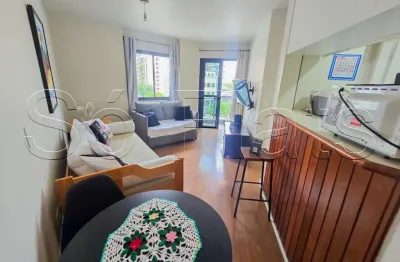 Apto com 39m², 1 dorm e 1 vaga disponível para locação próximo a Av 9 de Julho e Pq do Ibirapuera.