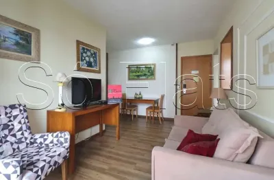 Flat mercure sp berrini disponível para venda com 54m², 02 dormitórios e 02 vagas de garagem