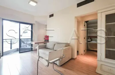Apto no massis disponível para locação contendo 40m², 1 dormitório e 1 vaga de garagem.