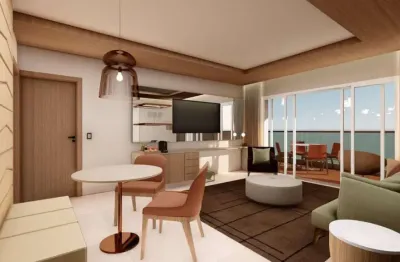 Hard rock hotel fortaleza, apartamento disponível para venda com 48m², 2 dormitórios e 1 vaga