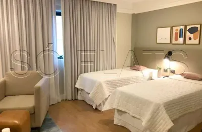 Flat transamerica bela cintra, disponível para venda com 27m², 1 dormitório e 1 vaga