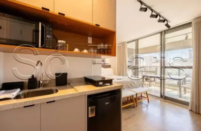 Residencial dsg itaim, flat disponível para locação com 29m² e 1 dorm ao lado da av. santo amaro.
