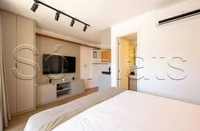 Residencial dsg itaim, apto disponível para locação com 29m² e 1 dorm ao lado da av. santo amaro.